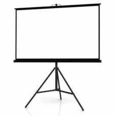 Super View 96 Inch x 96 Inch Tripod Projector Screen